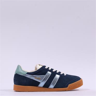 Gola Elan Glitz Retro Gumsole Trainer - Navy